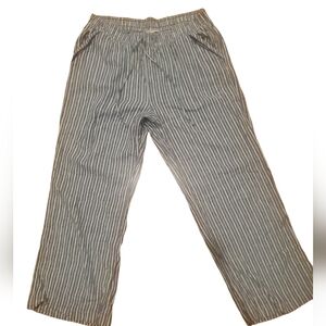 Briggs XL Wide Leg Pinstripe Pants